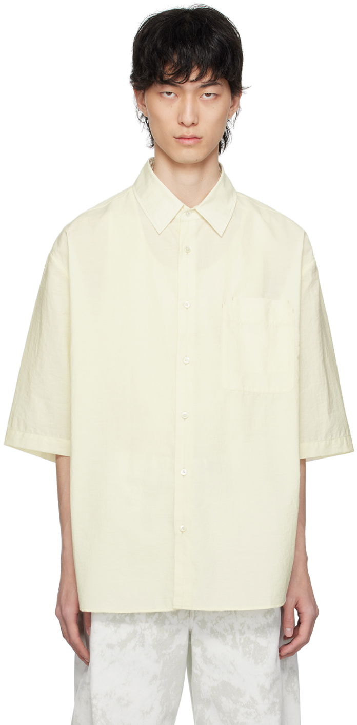 Srajce LEMAIRE Lemaire Double Pocket  Shirt Rumena | SH1079 LF1234