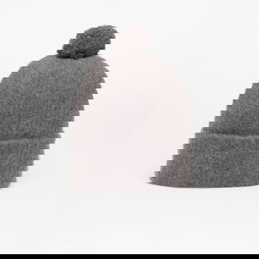 Beanie CALVIN KLEIN Calvin Klein Emblem Brushed Pom-pom Beanie Universal Siva | LV04D8067G N3Z, 2