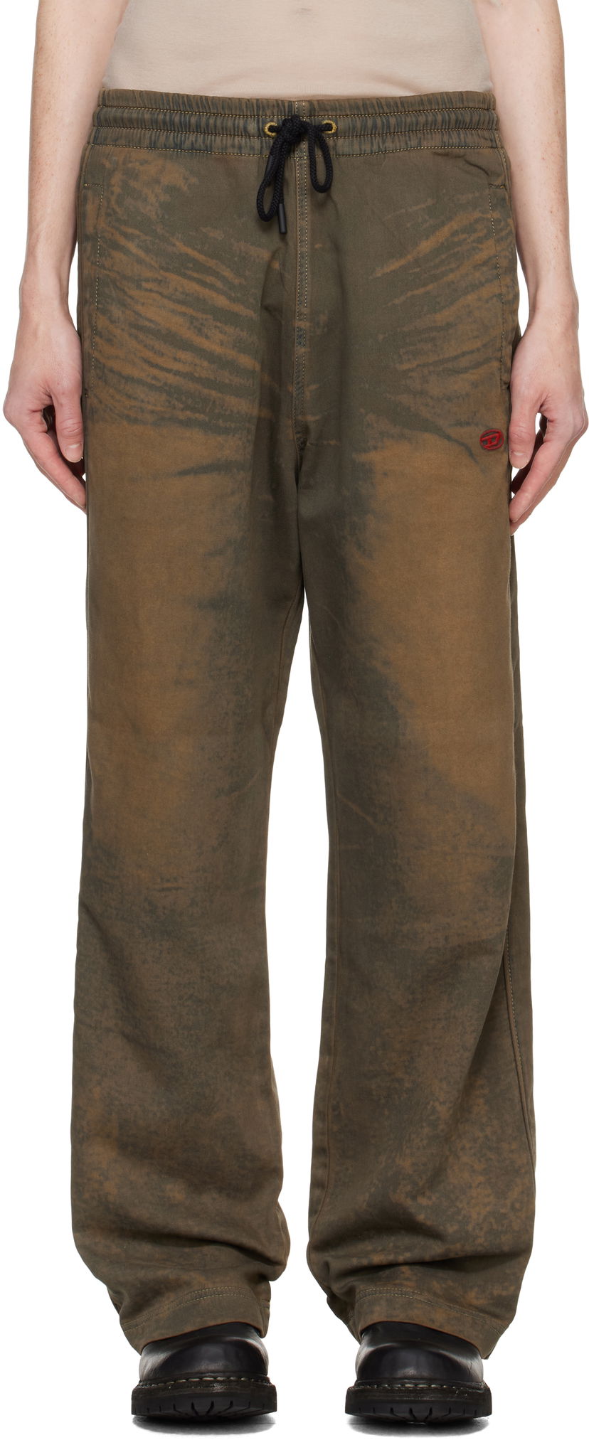 Trenirka Diesel D-Martians-S Track Sweatpants Rjava | A13142-068NG-01