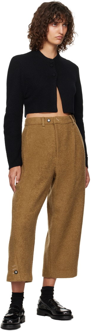 Pleteni pulover ADER ERROR Cropped Buttoned Cardigan Črna | BN01FWKT0701BK, 3