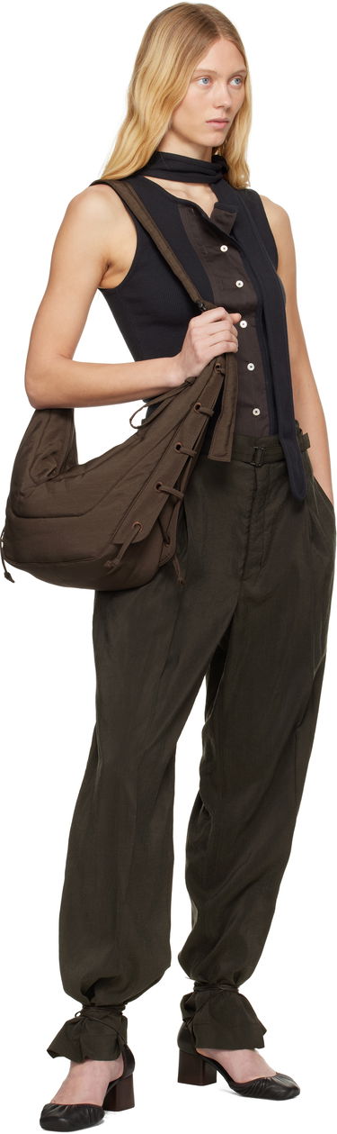 Torba za čez ramo LEMAIRE Lemaire Medium Soft Game Bag Rjava | BG0074 LF1330, 3