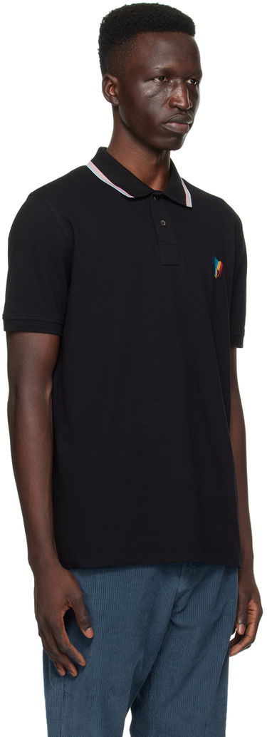 Polo majica Paul Smith PS Paul Smith Broad Stripe Zebra Polo Črna | M2R-151LE-M21511-79, 1