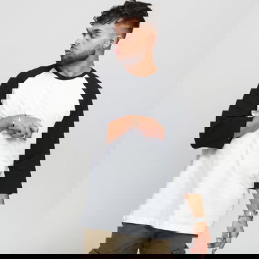 Majica Urban Classics Contrast 3/4 Sleeve Raglan Tee Bela | TB366 white, 0