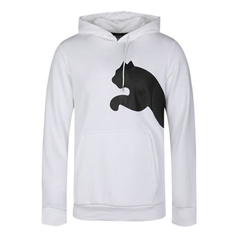 Pulover Puma PUMA Knit Casual Hoodie Bela | 580566-02