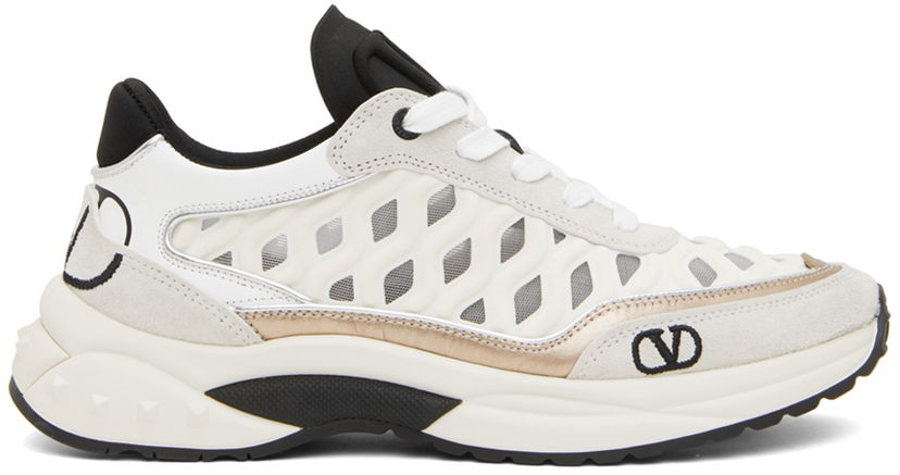 Superge in čevlji Valentino Valentino Garavani Ready Go Runner Low Bela | XW2S0EA5NHR