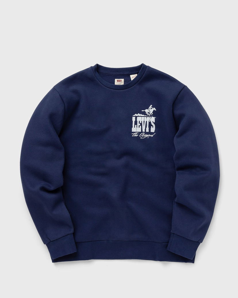 Pulover Levi's Levis STANDARD GRAPHIC CREW Mornarica | 38423-0075