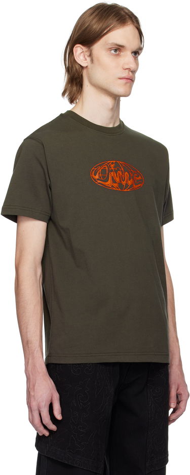 Majica Dime Dime Globe T-Shirt Zelena | DIMESP2561BLK, 1