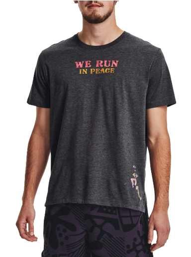 Majica Under Armour We Run In Peace Tee Črna | 1376986-001