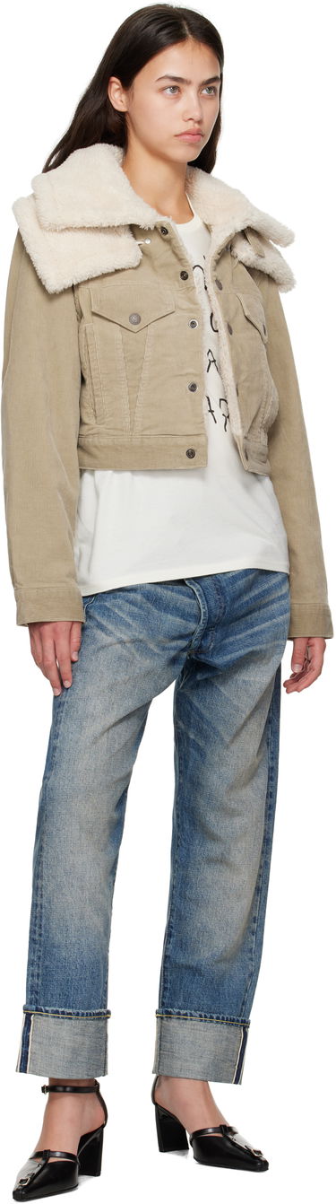 Jakna R13 R13 Sherpa Trucker Jacket Bež | R13WD181-D333A, 3