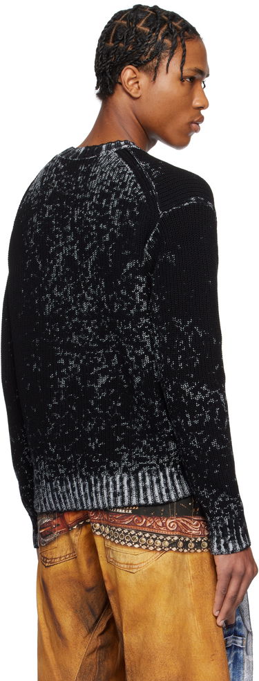 Pleteni pulover Acne Studios Patch Sweater Modra | B60322-, 2