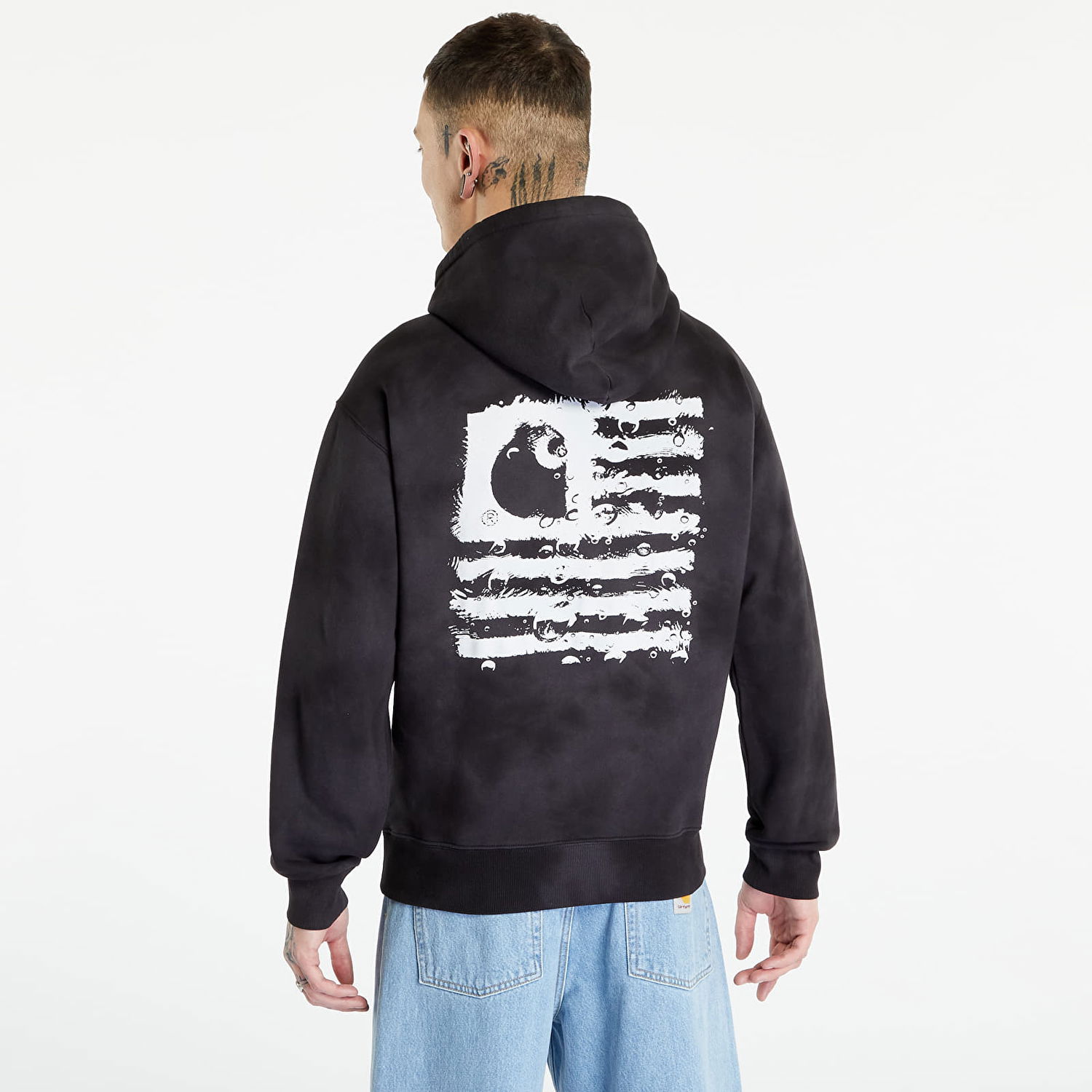 Pulover Carhartt WIP Chromo Sweat Hoodie Črna | I031405.1K5XX, 0