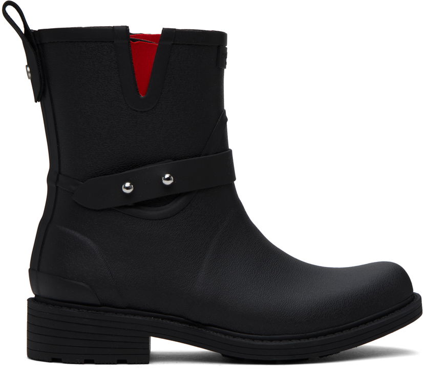 Oblačila rag & bone rag & bone Moto Rain Boots Črna | W255F181Z