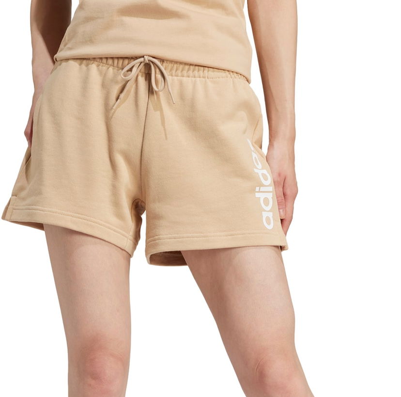 Kratke hlače adidas Performance LIN FT Shorts Bež | is2079