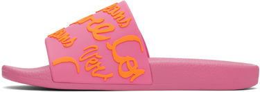 Kopalke Versace Versace Jeans Couture Logo Shelly Pool Slides Roza | E78VA3SQ1_E71352, 2