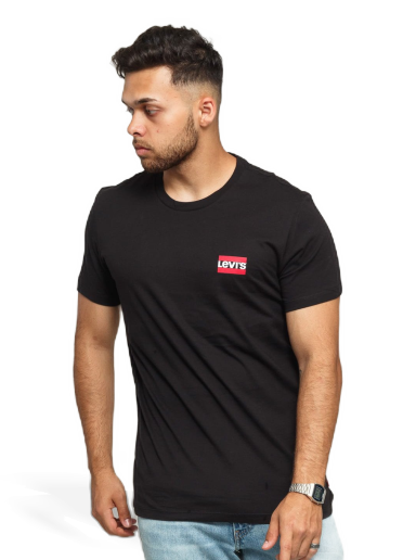 Majica Levi's Crewneck Graphic 2 Pack Črna | 79681-0000