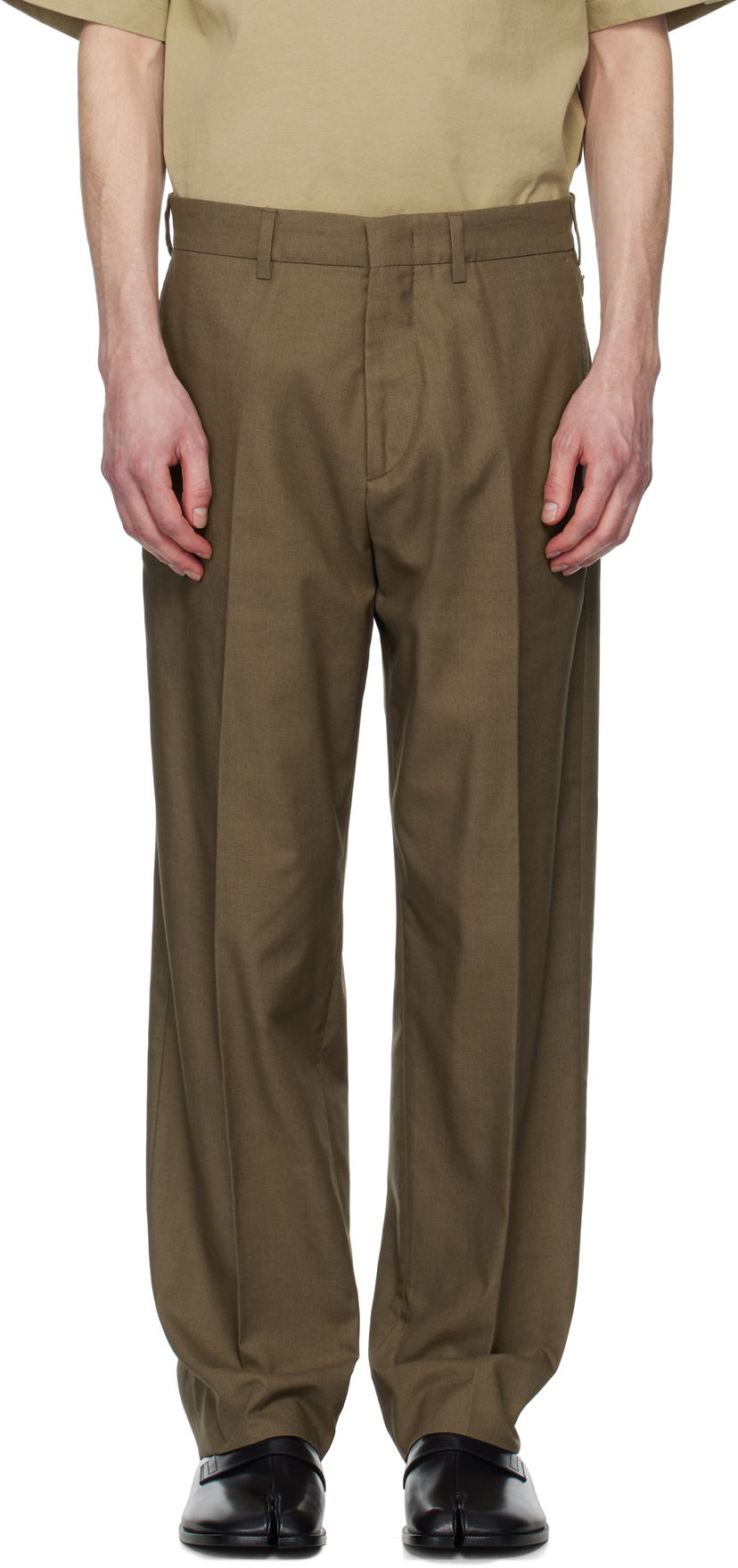 Hlače Ranra RANRA Writer Trousers Rjava | AMSS25PA01555