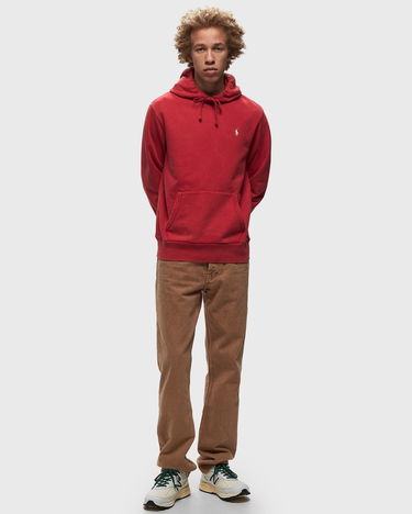 Pulover Polo by Ralph Lauren LSPOHOODM2-LONG SLEEVE-SWEATSHIRT Rdeča | 710916690008, 1