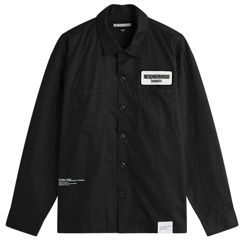 Srajce Neighborhood Classic Work Shirt Črna | 251TSNH-SHM03-BLK
