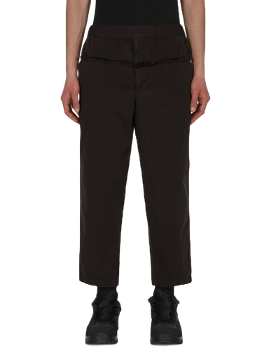 Hlače Comme des Garçons Yarn Dyed Trousers Črna | FI-P005 1