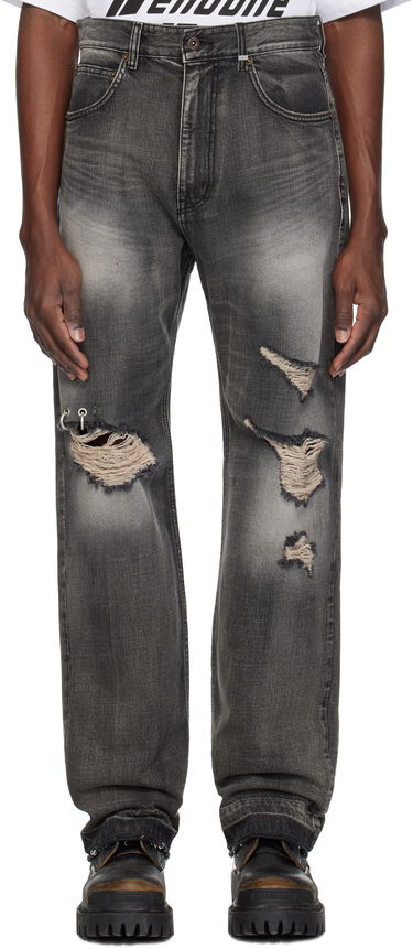 Kavbojke We11done We11done Distressed Jeans Siva | WD-DP0-25-333-M-BK, 0