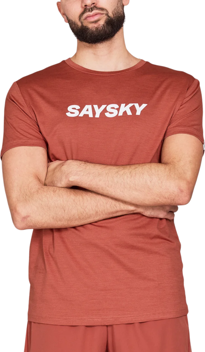 Majica Saysky Saysky Pace Logo T-Shirt Rdeča | nmrss20c5006