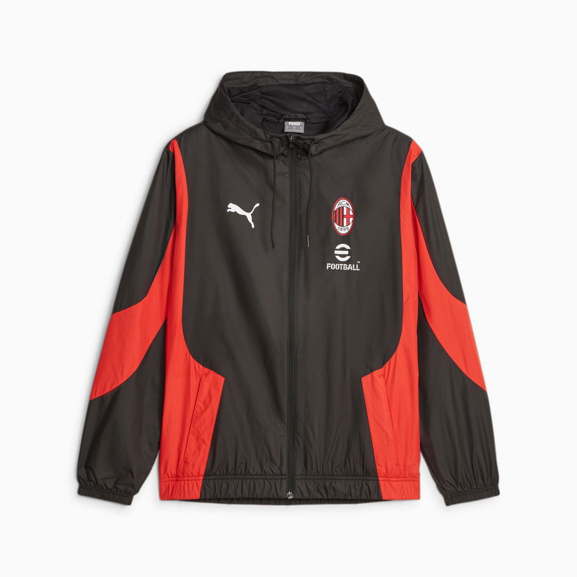 Vetrovka Puma Milan Warm Up Football Jacket Črna | 772233_04