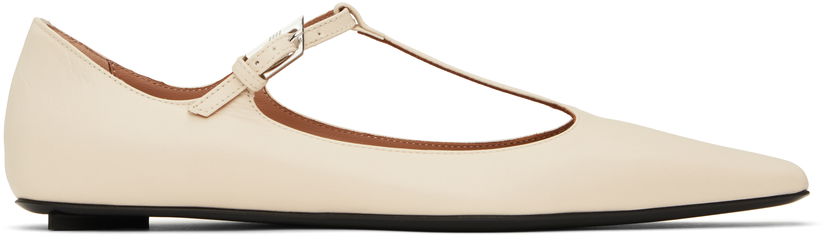 Oblačila The Attico Attico Juno Ballerina Flats Bež | 250WSH00858 LBT116AA