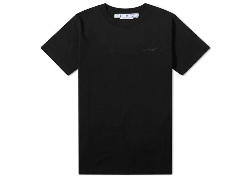 Majica Off-White T-Shirt Slim Diagonal Tab Črna | OMAA027C99JER0011010