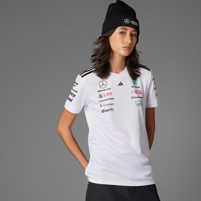 Majica adidas Performance Mercedes-AMG Petronas Formula One Team Driver T-Shirt Bela | JX5799