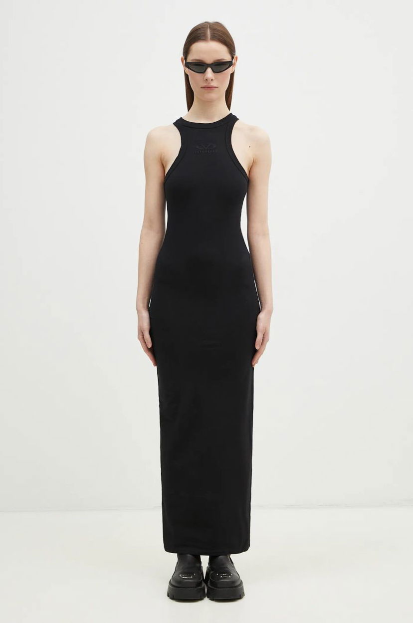 Obleke VETEMENTS VETEMENTS Tanktop Maxi Dress Črna | WA66DR700B