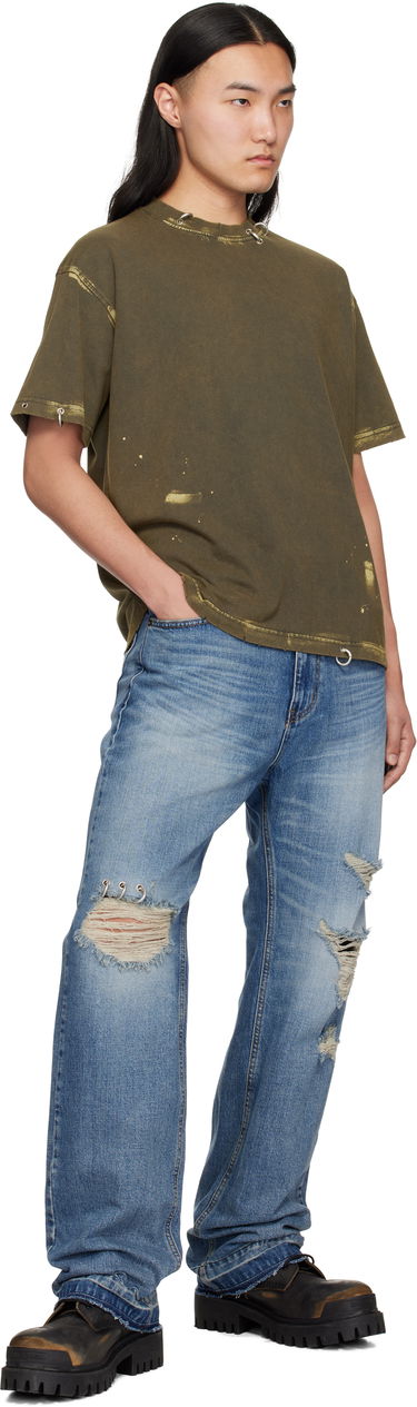 Majica We11done We11done Pierced T-Shirt Zelena | WD-TT0-25-770-U-CH, 3