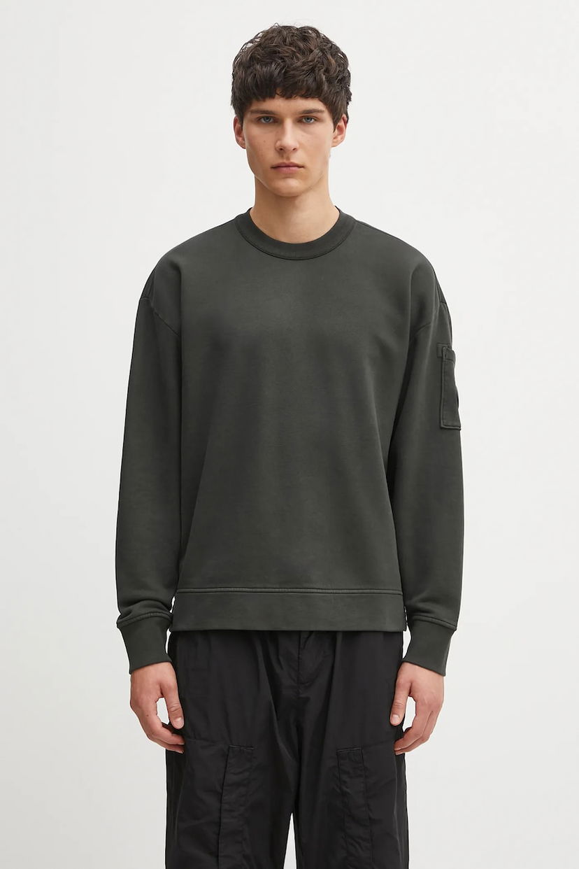 Pulover C.P. Company C.P. Company Crewneck Sweatshirt Zelena | 19CMSS058A006372G