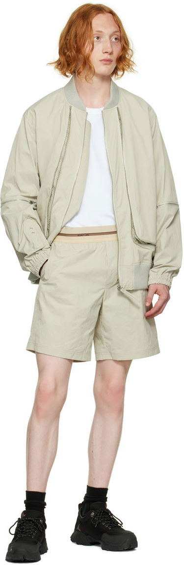 Kratke hlače Helmut Lang Designer Nylon Shorts Bež | M05HM205, 3