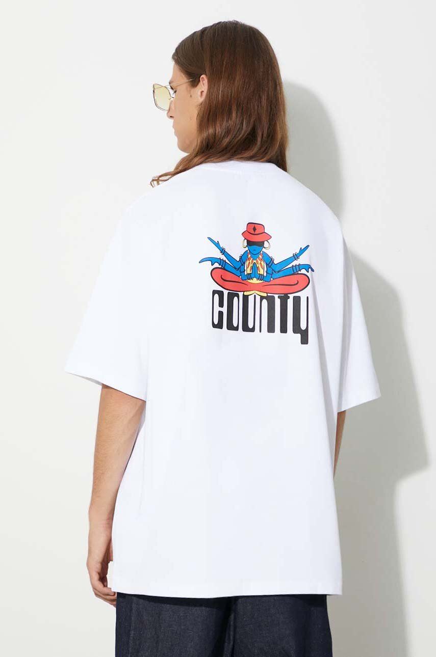 Majica Marcelo Burlon Print T-Shirt Bela | CMAA054F23JER0090110, 0
