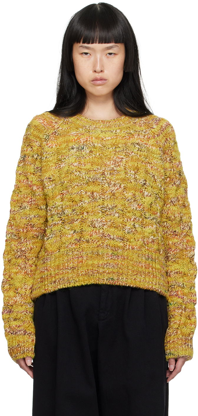 Pleteni pulover YMC Knit Sweater Rumena | Q8VAV