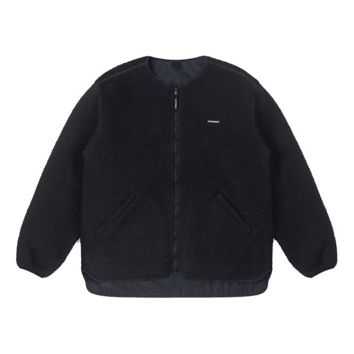 Pleteni pulover Converse Sherpa Transitional Jacket Črna | 10025263-A01