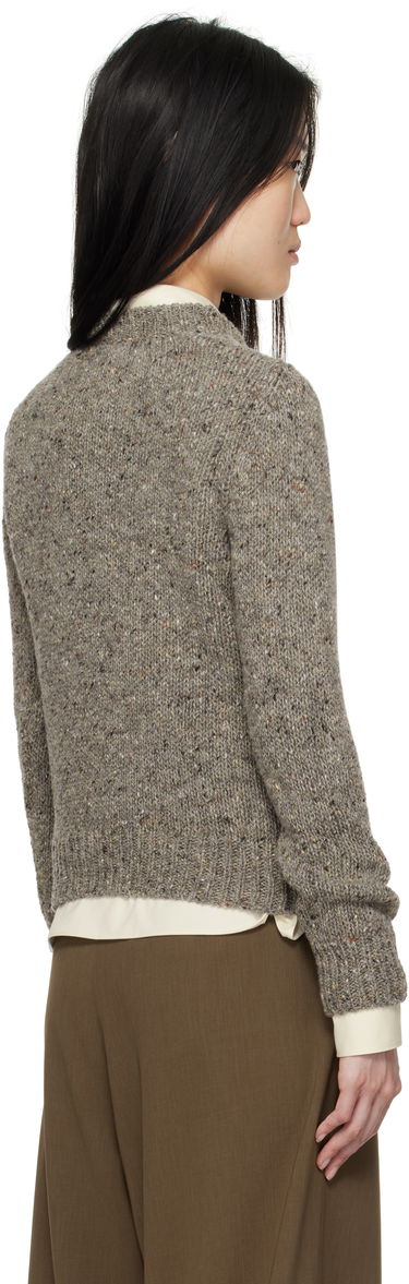 Pleteni pulover &Daughter &Daughter Arden Donegal Crewneck Sweater Siva | H2008M, 2