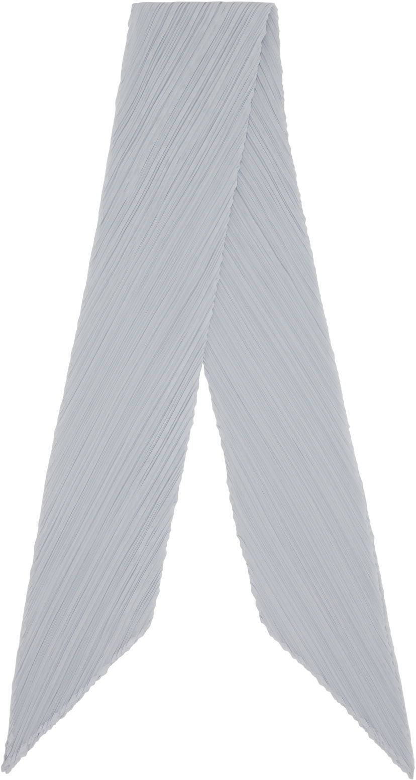Šala Pleats Please Issey Miyake Pleats Please Issey Miyake Basic Pleated Scarf Siva | PP57AD001