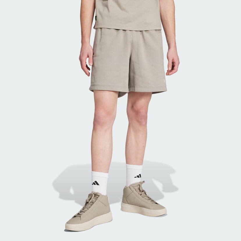 Kratke hlače adidas Performance Mercedes - AMG Petronas Formula One Team Premium Sweat Shorts Bež | JW3086