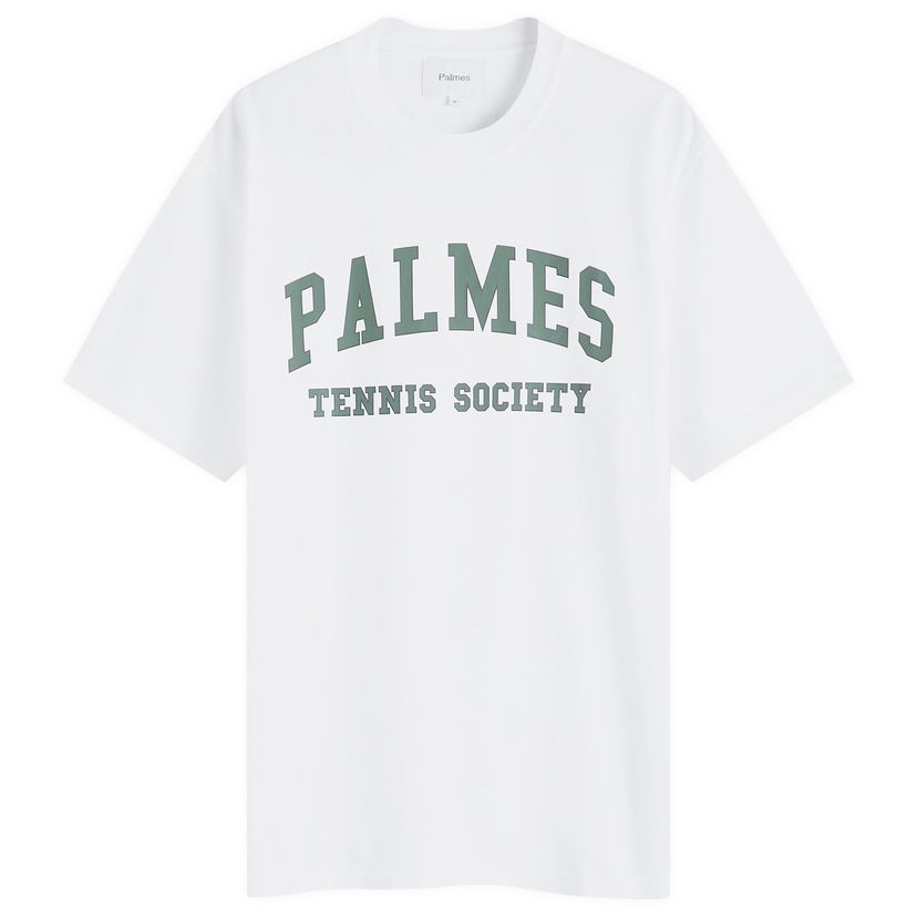 Majica Palmes Ivan Collegiate T-Shirt Bela | P10-0004-077