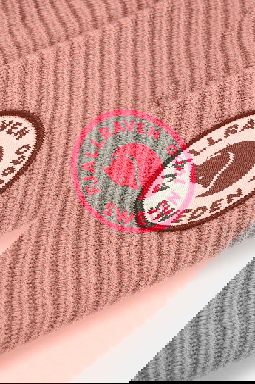 Beanie FJÄLLRÄVEN Fjallraven 1960 Logo Beanie Roza | F78142-300, 0