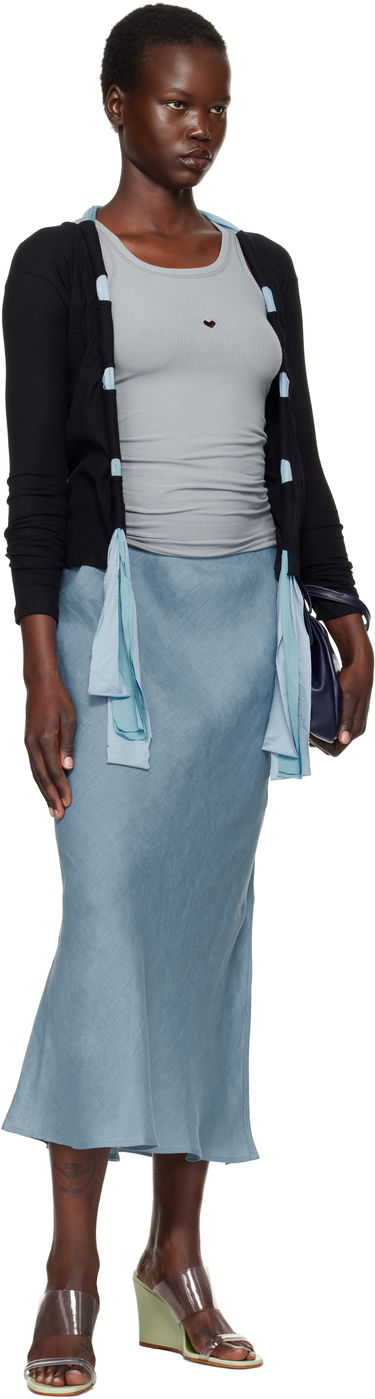 Pleteni pulover Baserange Circ Black & Blue Cardigan Črna | TOCC-RB-SP25, 3