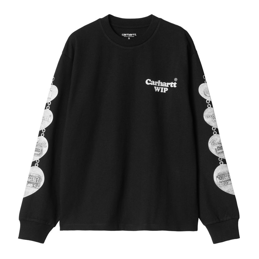 Majica Carhartt WIP WIP Hartt Chain Long Sleeve T-Shirt Črna | I034704_8