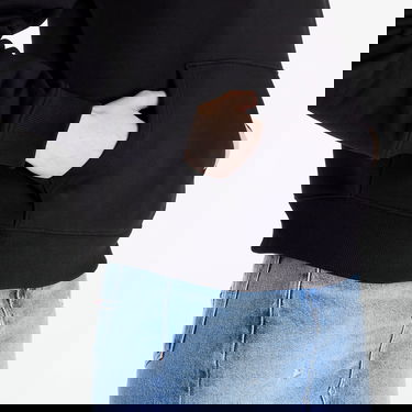 Pulover Tommy Hilfiger Boxy Badge Hoodie Črna | DW0DW17326 BDS, 1