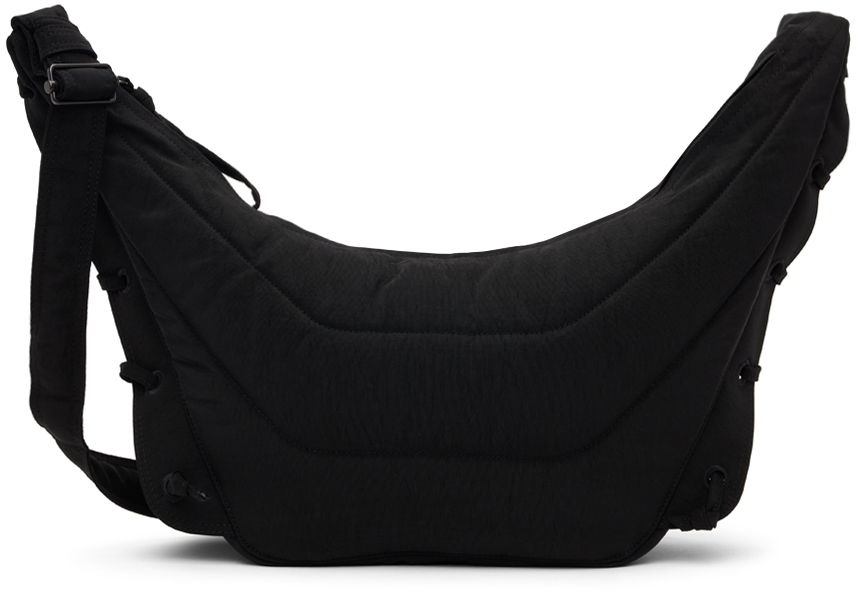 Torba za čez ramo LEMAIRE LEMAIRE Medium Soft Game Shoulder Bag Črna | BG0074 LF845, 0