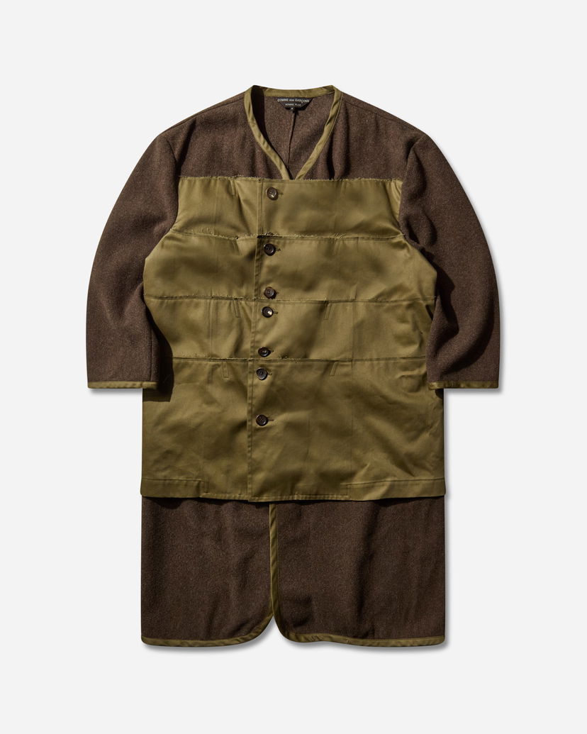 Plašči Comme des Garçons Wool Paneled Liner Coat Večbarvna | PP-C008-W25 1
