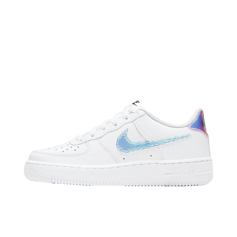Superge in čevlji Nike Air Force 1 LV8 GS "Digital Swoosh" Bela | cw1577-100