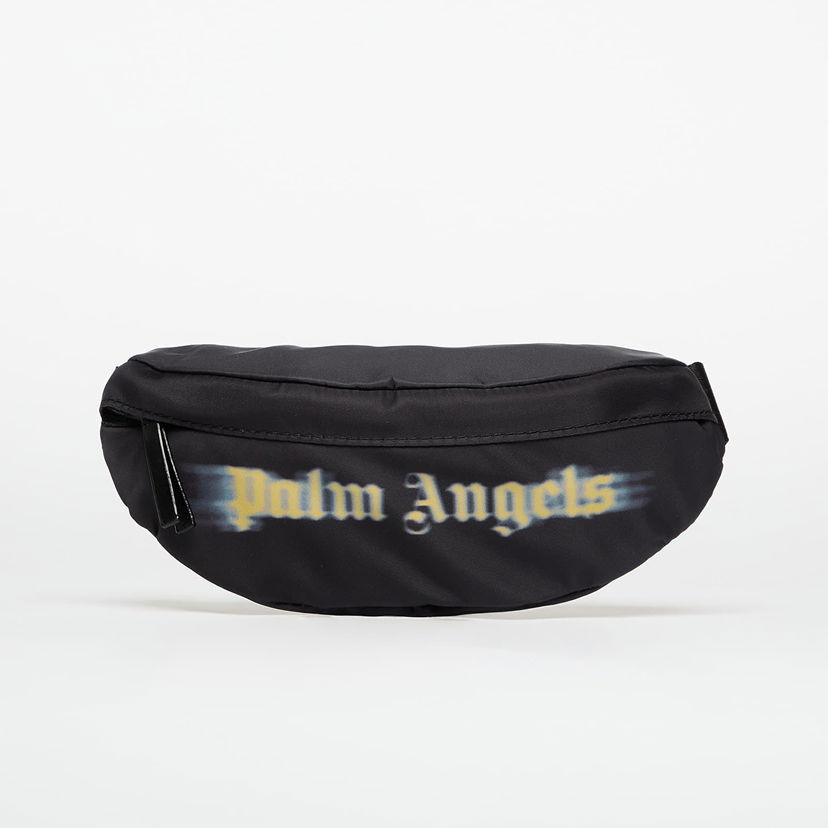 Torbice za okoli pasu Palm Angels Blurred Logo Fannypack Črna | PBNO006F25FAB0011016
