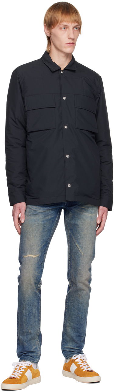 Srajce Paul Smith Paul Smith Wadded Overshirt Črna | M1R-631X-J01777, 3
