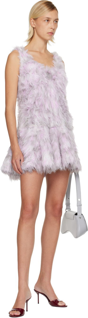 Obleke Diesel M-Astrid Faux-Fur Minidress Večbarvna | A21450 0EGCD, 3